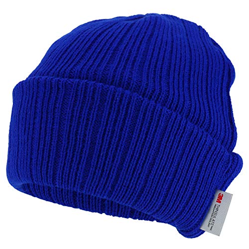 Trendy Apparel Shop 3M Thinsulate Long Cuff Fleece Line Winter Beanie