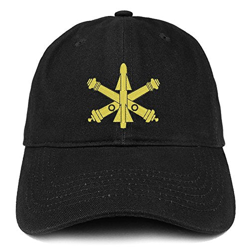 Trendy Apparel Shop Air Defense Logo Embroidered Low Profile Brushed Cotton Cap