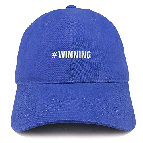 Trendy Apparel Shop Winning Embroidered Unstructured Cotton Dad Hat