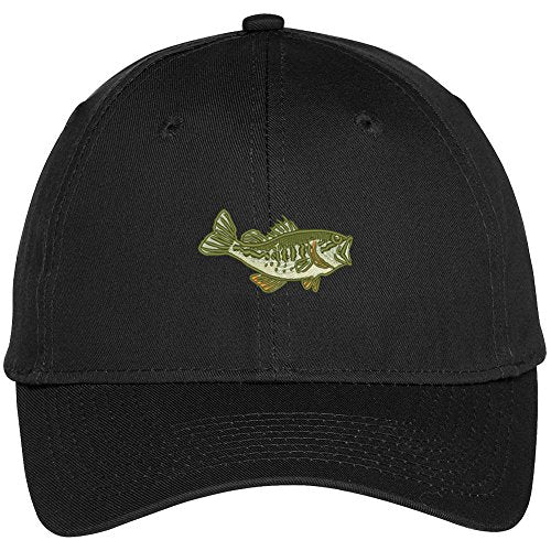 Trendy Apparel Shop Sea Bass Embroidered Adjustable Baseball Cap