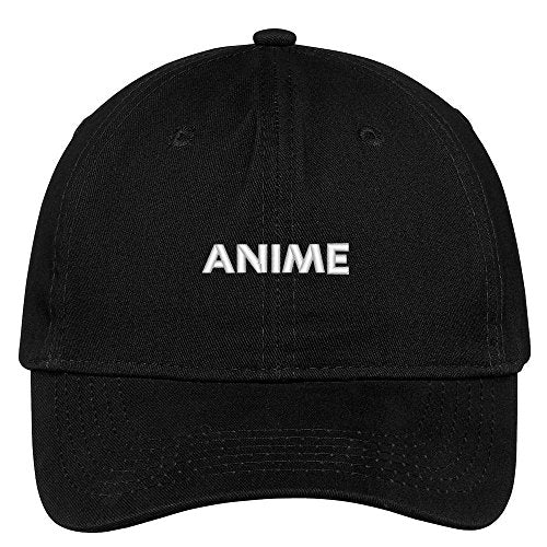 Trendy Apparel Shop Anime Embroidered Soft Low Profile Adjustable Cotton Cap