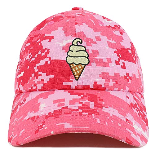 Trendy Apparel Shop Soft Serve Ice Cream Soft Crown 100% Brushed Cotton Cap