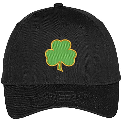 Trendy Apparel Shop Irish Shamrock Clover Embroidered Baseball Cap