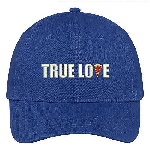 Trendy Apparel Shop True Love Pizza Embroidered Soft Brushed Cotton Low Profile Cap