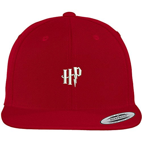 Trendy Apparel Shop Harry HP Embroidered Flat Bill Snapback Baseball Cap