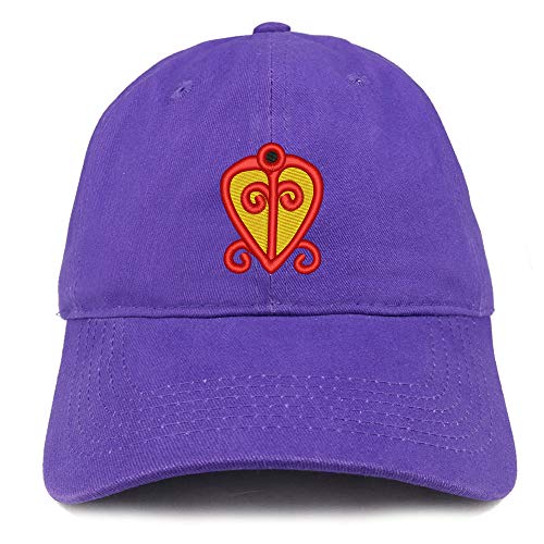 Trendy Apparel Shop Adinkra Power of Love Soft Crown 100% Brushed Cotton Cap