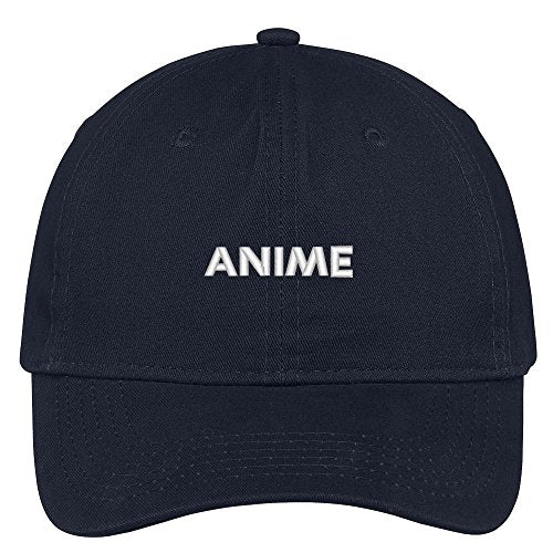 Trendy Apparel Shop Anime Embroidered Soft Low Profile Adjustable Cotton Cap