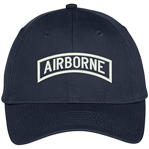 Trendy Apparel Shop Airborne Embroidered Adjustable Baseball Cap