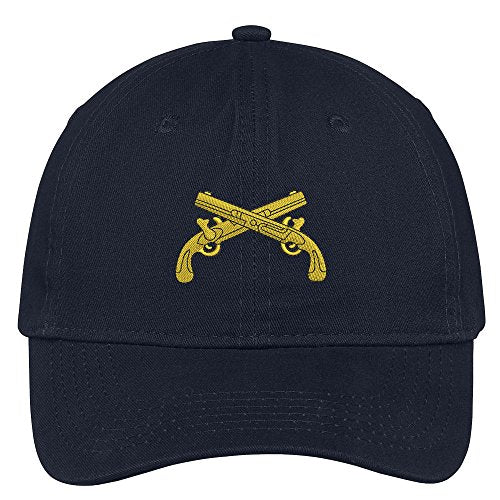 Trendy Apparel Shop Military Logo Embroidered Low Profile Soft Cotton Brushed Cap