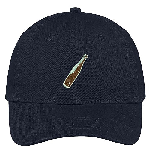 Trendy Apparel Shop Soda Pop Bottle Embroidered Soft Crown 100% Brushed Cotton Cap