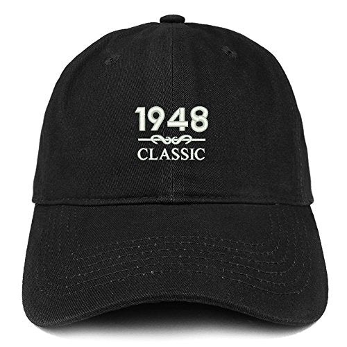 Trendy Apparel Shop Classic 1948 Embroidered Retro Soft Cotton Baseball Cap