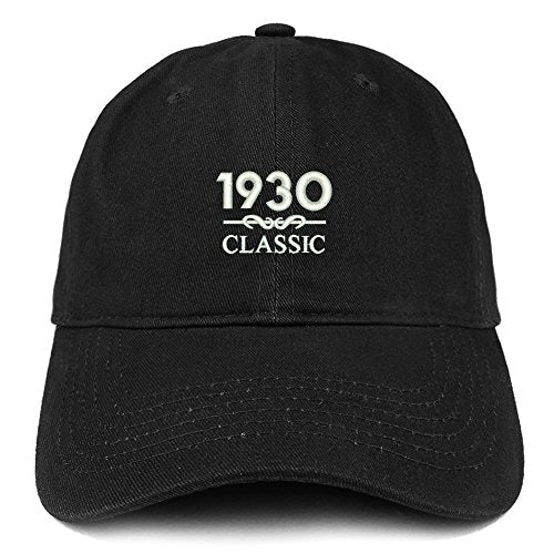 Trendy Apparel Shop Classic 1930 Embroidered Retro Soft Cotton Baseball Cap