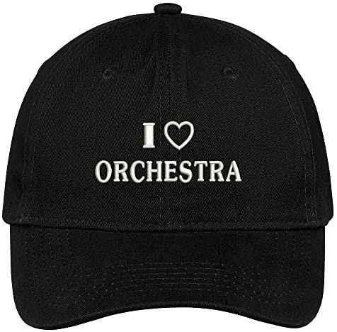 Trendy Apparel Shop Love Orchestra Embroidered Soft Cotton Low Profile Dad Hat Baseball Cap
