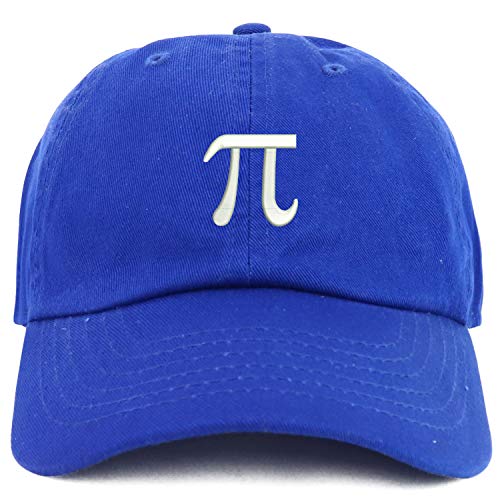 Trendy Apparel Shop Youth Sized Pi Math Symbol Embroidered Adjustable Unstructured Baseball Cap