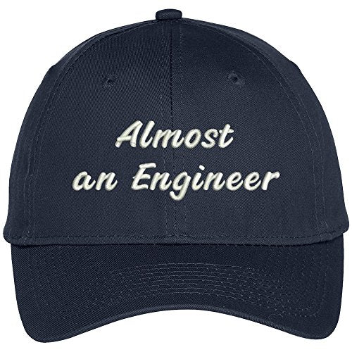 Trendy Apparel Shop Almost an Engineer Embroidered Adjustable Snapback Baseball Cap