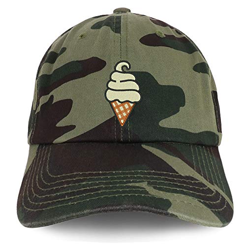 Trendy Apparel Shop Soft Serve Ice Cream Soft Crown 100% Brushed Cotton Cap