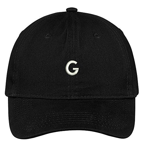 Trendy Apparel Shop Letter G Block Font Embroidered Dad Hat Cotton Baseball Cap -