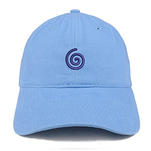 Trendy Apparel Shop Cyclone Emoticon Embroidered 100% Soft Brushed Cotton Low Profile Cap