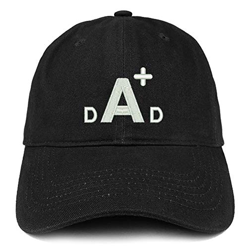 Trendy Apparel Shop A Plus Dad Embroidered Brushed Cotton Cap