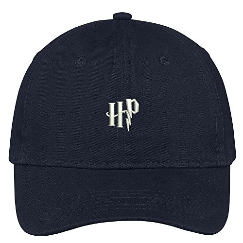 Trendy Apparel Shop Harry HP Embroidered Soft Crown 100% Brushed Cotton Cap