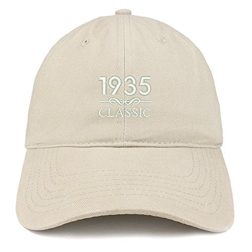 Trendy Apparel Shop Classic 1935 Embroidered Retro Soft Cotton Baseball Cap