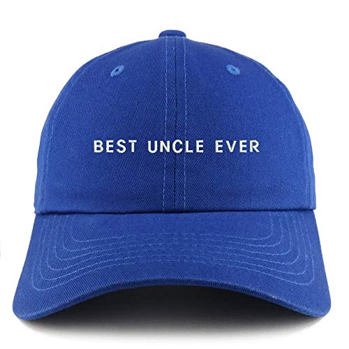 Trendy Apparel Shop Best Uncle Ever Solid Adjustable Unstructured Dad Hat