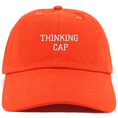 Trendy Apparel Shop Youth Thinking Cap Adjustable Soft Crown Baseball Cap