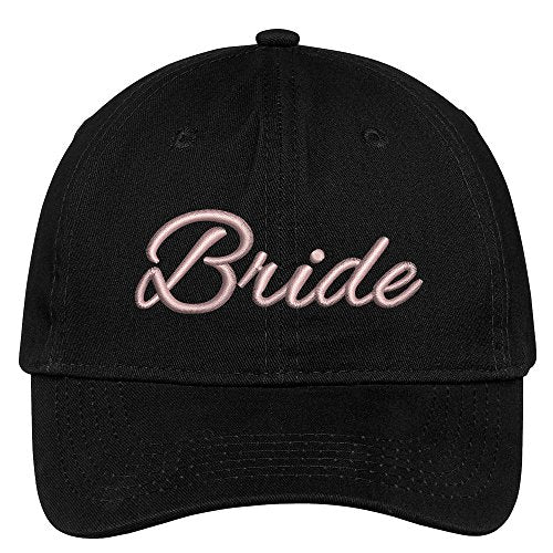 Trendy Apparel Shop Bride Wedding Theme Embroidered Soft Crown Cotton Cap