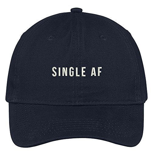 Trendy Apparel Shop Single AF Embroidered Cotton Adjustable Buckle Strap Cap