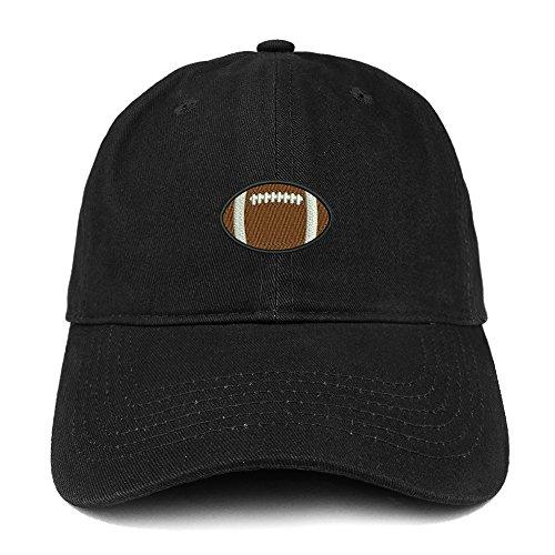 Trendy Apparel Shop Football Quality Embroidered Low Profile Brushed Cotton Dad Hat Cap