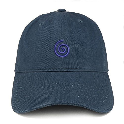 Trendy Apparel Shop Cyclone Emoticon Embroidered 100% Soft Brushed Cotton Low Profile Cap