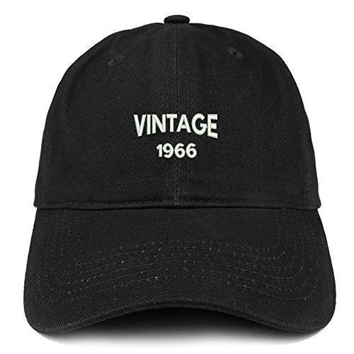 Trendy Apparel Shop Small Vintage 1965 Embroidered 55th Birthday Adjustable Cotton Cap