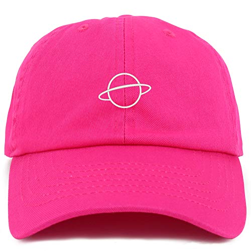 Trendy Apparel Shop Youth Planet Adjustable Soft Crown Baseball Cap