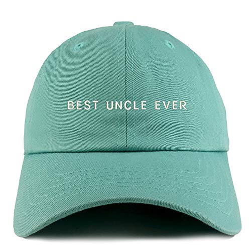 Trendy Apparel Shop Best Uncle Ever Solid Adjustable Unstructured Dad Hat