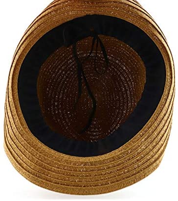 Trendy Apparel Shop Youth Size Boy's Kids Paper Braid Black Band Fedora Hat