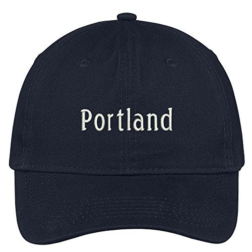 Trendy Apparel Shop Portland City Embroidered Low Profile 100% Cotton Adjustable Cap