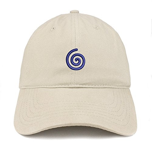 Trendy Apparel Shop Cyclone Emoticon Embroidered 100% Soft Brushed Cotton Low Profile Cap