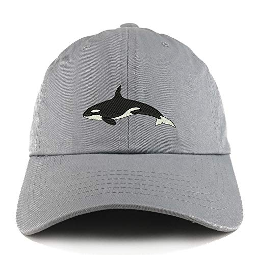 Trendy Apparel Shop Orca Killer Whale Solid Adjustable Unstructured Dad Hat