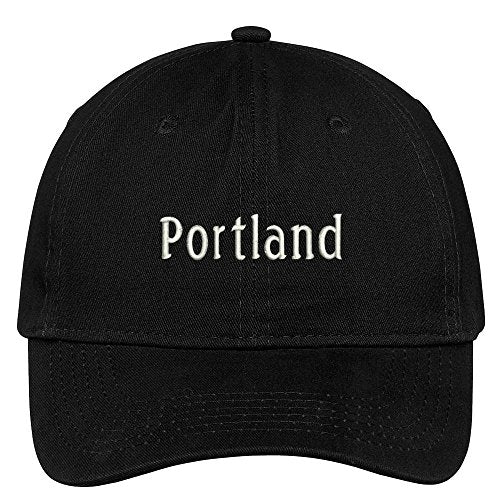 Trendy Apparel Shop Portland City Embroidered Low Profile 100% Cotton Adjustable Cap