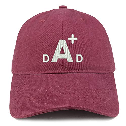 Trendy Apparel Shop A Plus Dad Embroidered Brushed Cotton Cap