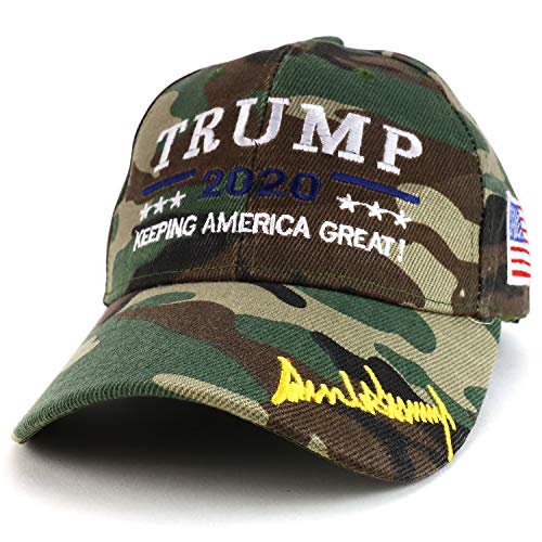 Trendy Apparel Shop Assorted Trump 2020 Keep America Great Embroidered Design Baseball Cap