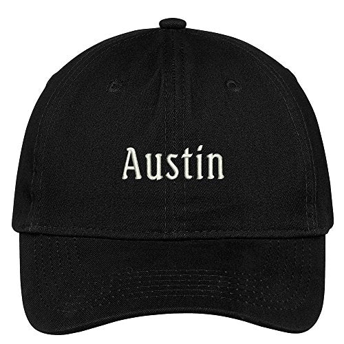 Trendy Apparel Shop Austin City Embroidered Low Profile 100% Cotton Adjustable Cap