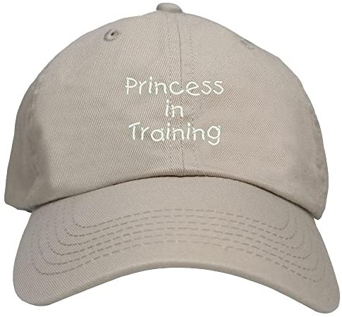 Trendy Apparel Shop Princess in Training Embroidered Youth Size Cotton Baseball Cap