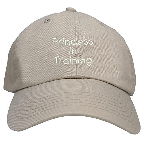 Trendy Apparel Shop Princess in Training Embroidered Youth Size Cotton Baseball Cap