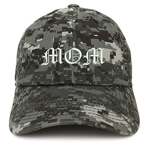 Trendy Apparel Shop Mom Embroidered 100% Cotton Adjustable Cap Dad Hat
