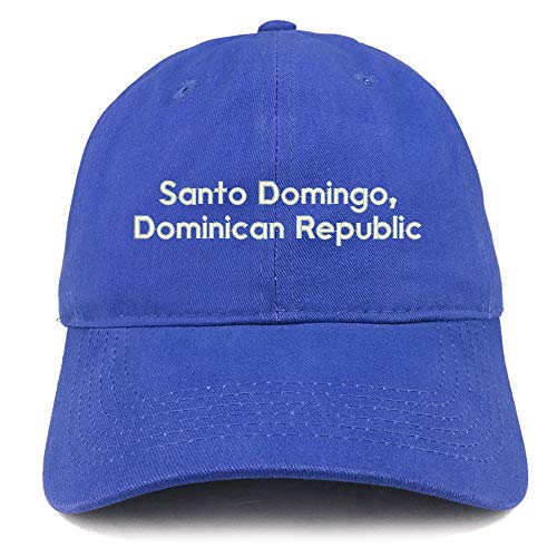 Trendy Apparel Shop Santo Domingo Embroidered Cotton Unstructured Dad Hat