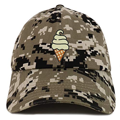 Trendy Apparel Shop Soft Serve Ice Cream Soft Crown 100% Brushed Cotton Cap