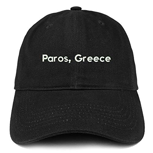 Trendy Apparel Shop Paros Greece Embroidered Cotton Unstructured Dad Hat