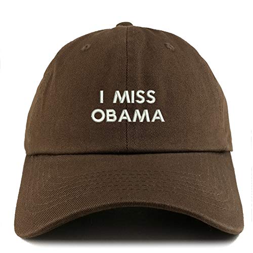 Trendy Apparel Shop I Miss Obama Solid Adjustable Unstructured Dad Hat