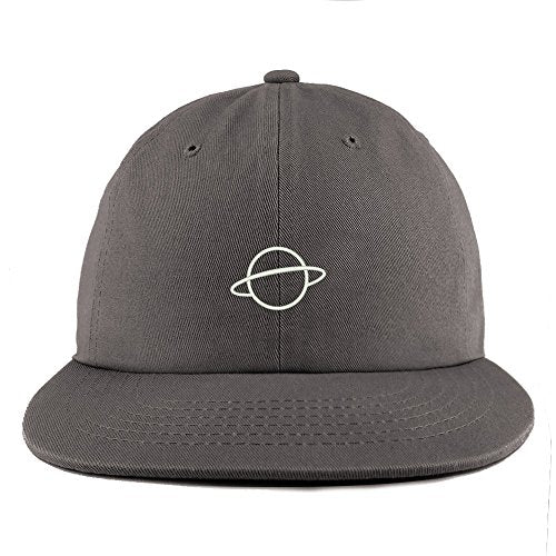 Trendy Apparel Shop Planet Embroidered Unstructured Flatbill Adjustable Cap